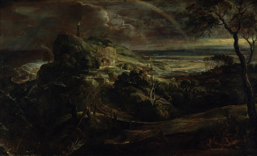 Landskap med Pauls skeppsbrott - Peter Paul Rubens