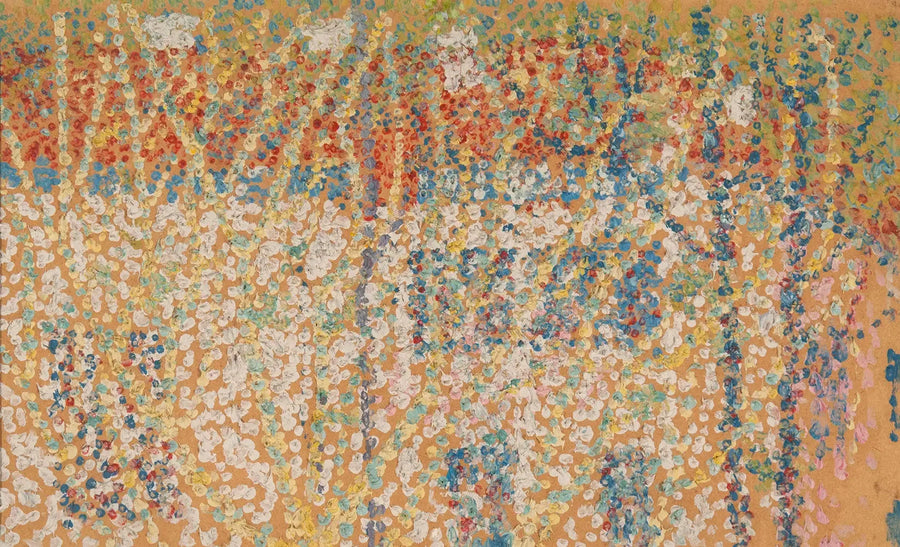 Landskap med röd hus - Kazimir Malevich
