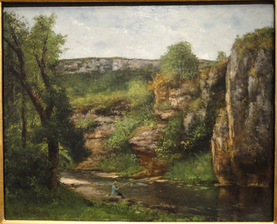 Landskap med fiskare - Gustave Courbet