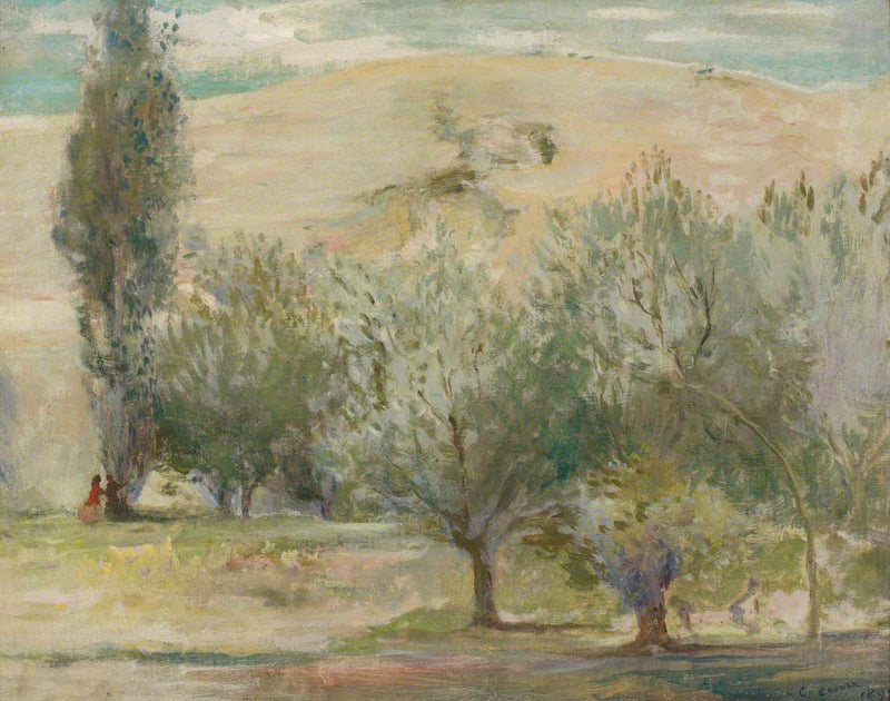 Landskap med figurer - Charles Conder