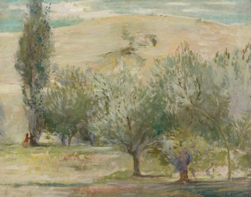 Landskap med figurer - Charles Conder