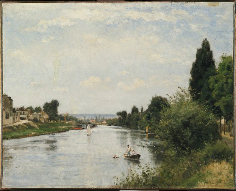 Landskap med flod - Stanislas Lépine