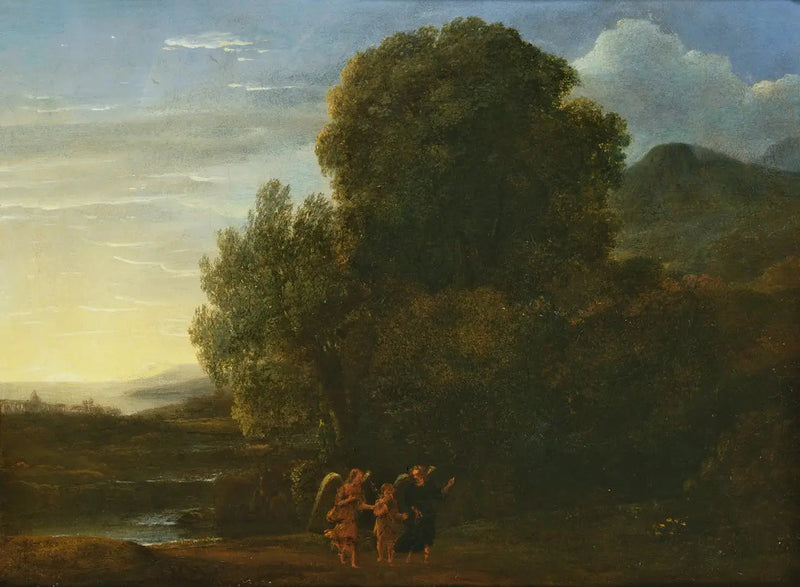 Landskap med Sankt Johannes Döparen - Claude Lorrain