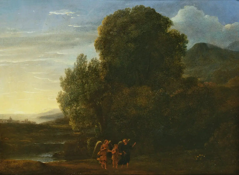 Landskap med Sankt Johannes Döparen - Claude Lorrain