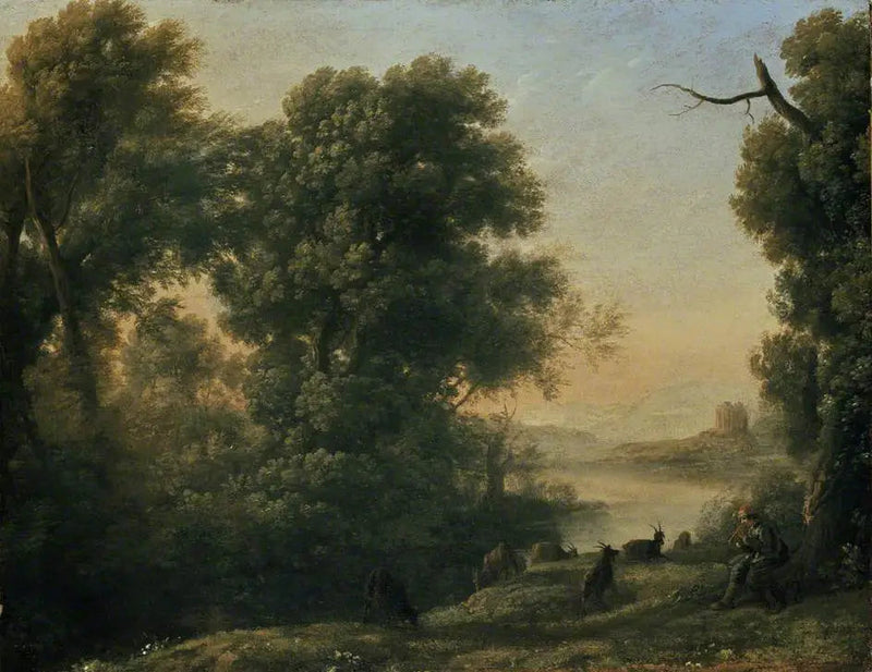 Landskap med en getfarmare - Claude Lorrain