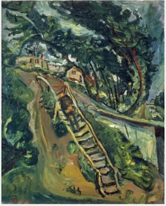 Landskap med trappsteg - Chaim Soutine