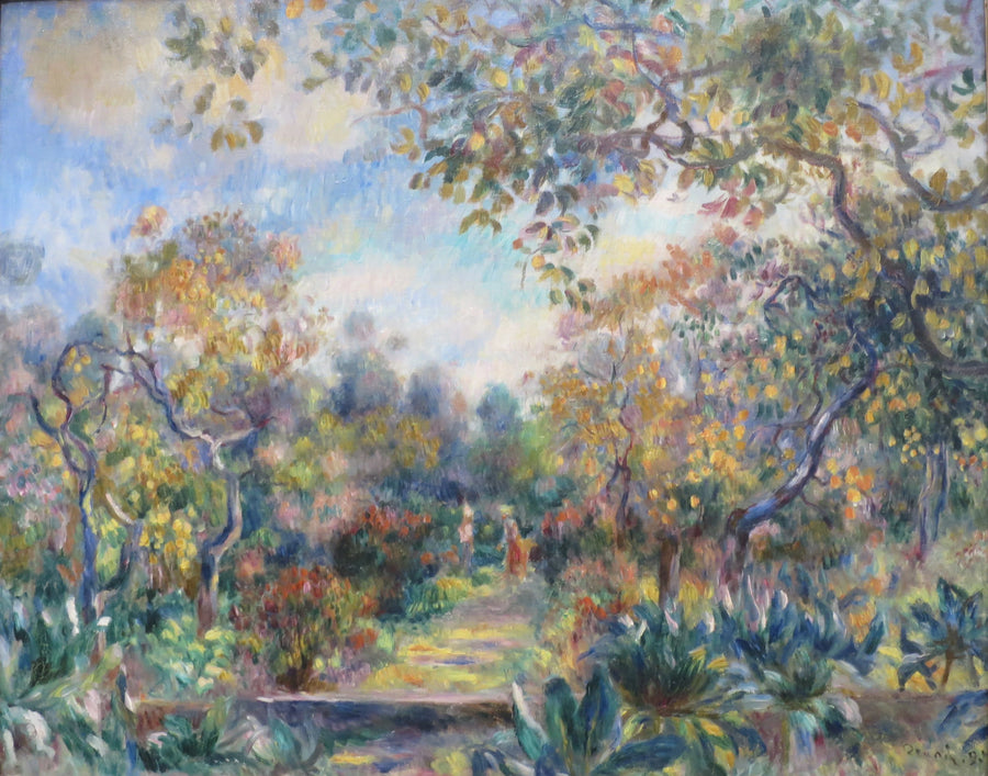 Landskap i Beaulieu - Pierre-Auguste Renoir