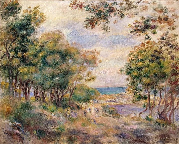 Landskap i Beaulieu - Pierre-Auguste Renoir
