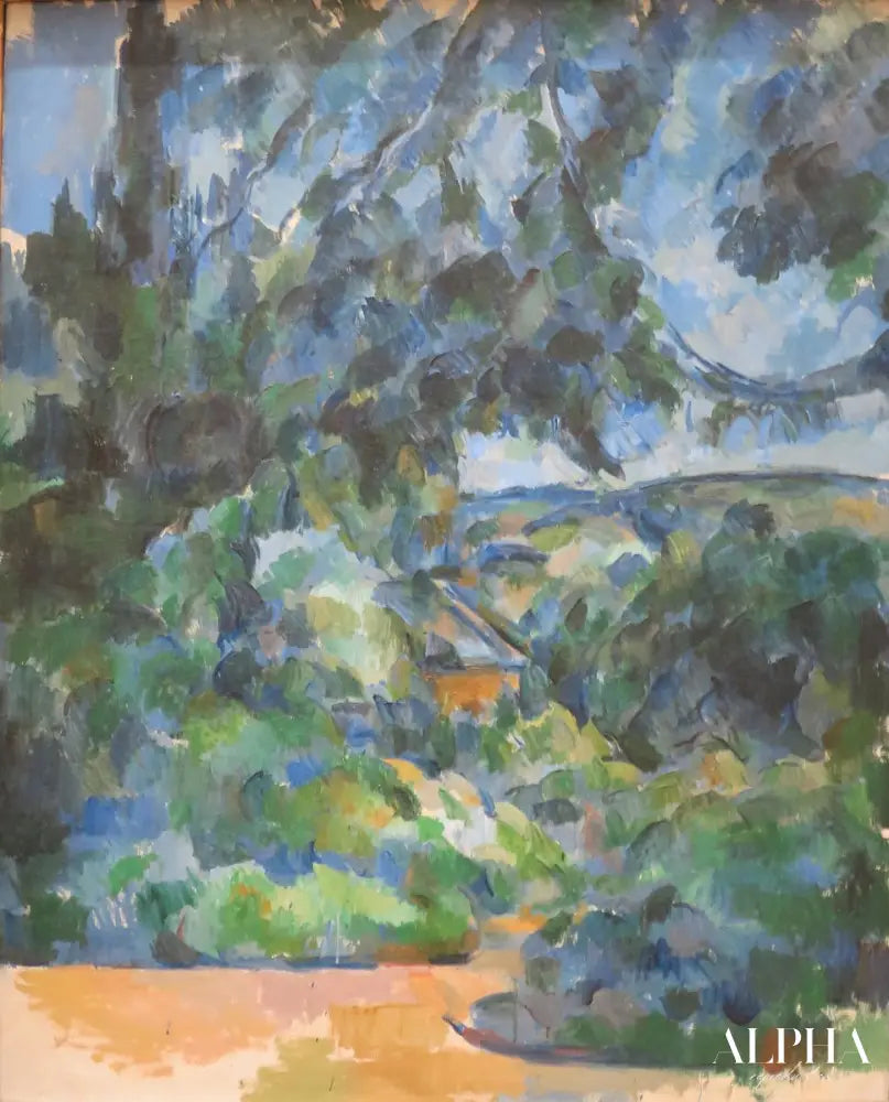 Paysage bleu - Paul Cézanne - Reproductions de tableaux et peintures haut de gamme