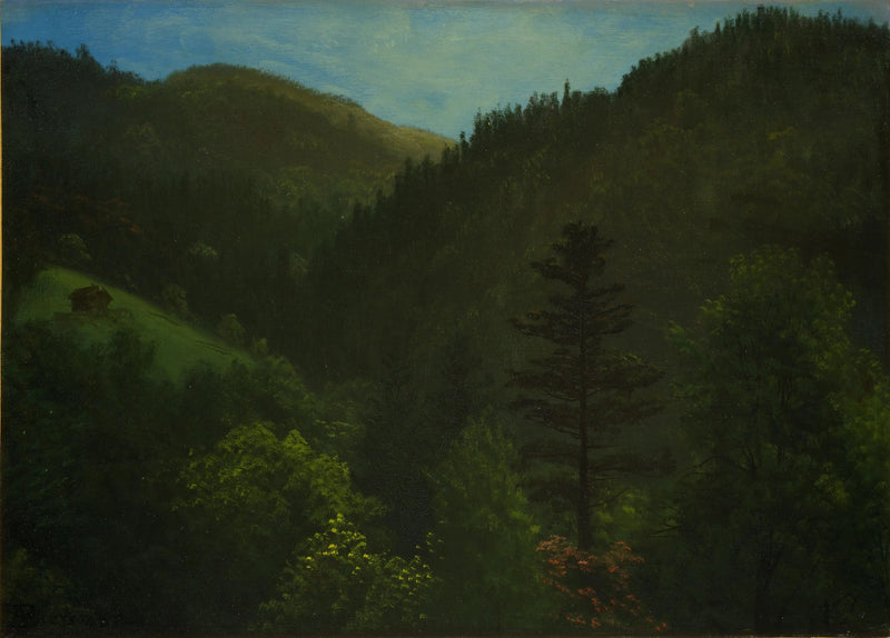 Skoglandskap - Albert Bierstadt