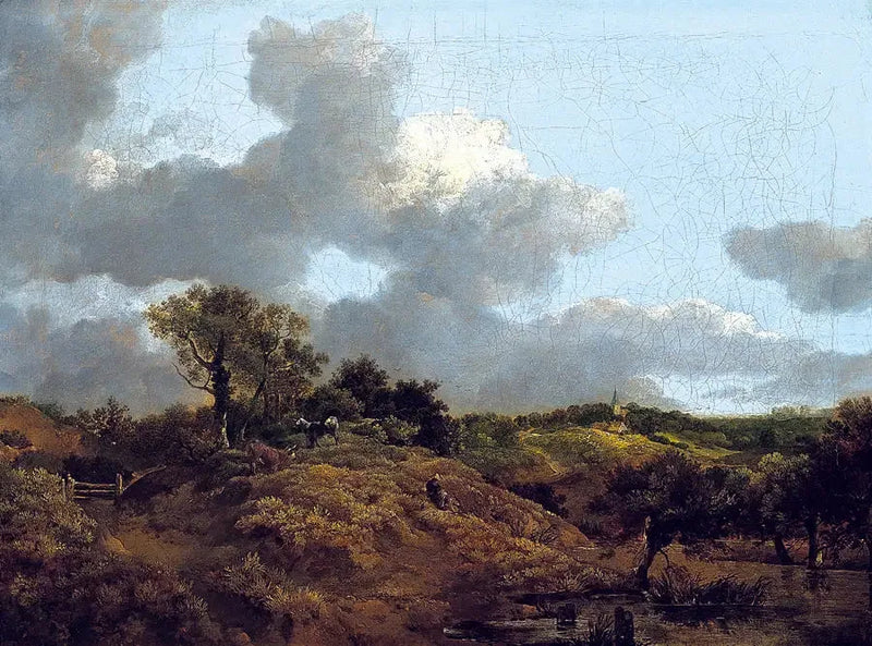 Skogsscenario med en sittande herde - Thomas Gainsborough