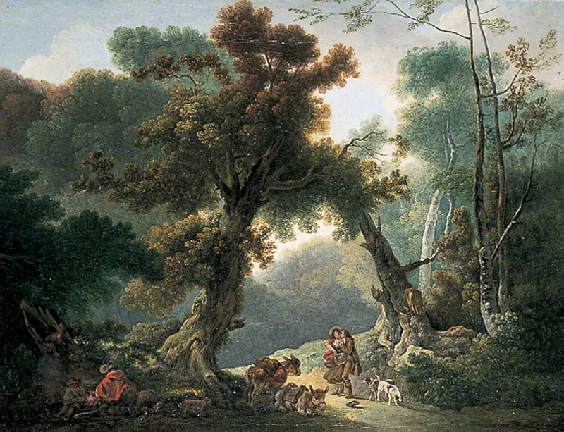 Skogsscenario - Thomas Gainsborough