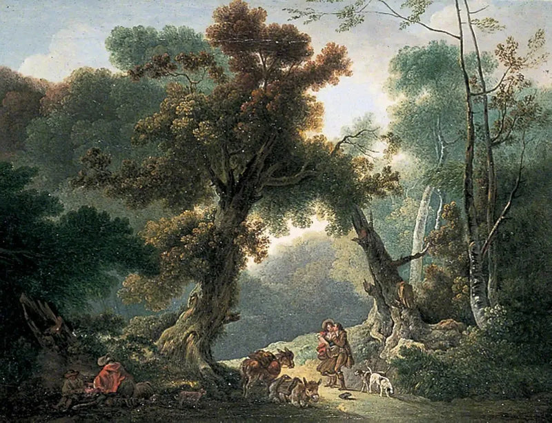 Skogsscenario - Thomas Gainsborough