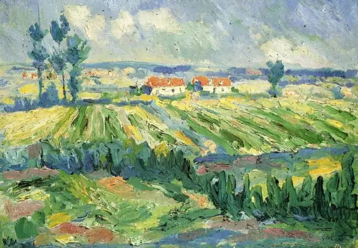 Landskap, fält - Kazimir Malevich