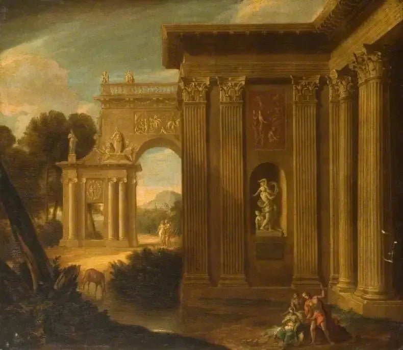 Klassisk landskap - Giovanni Paolo Panini