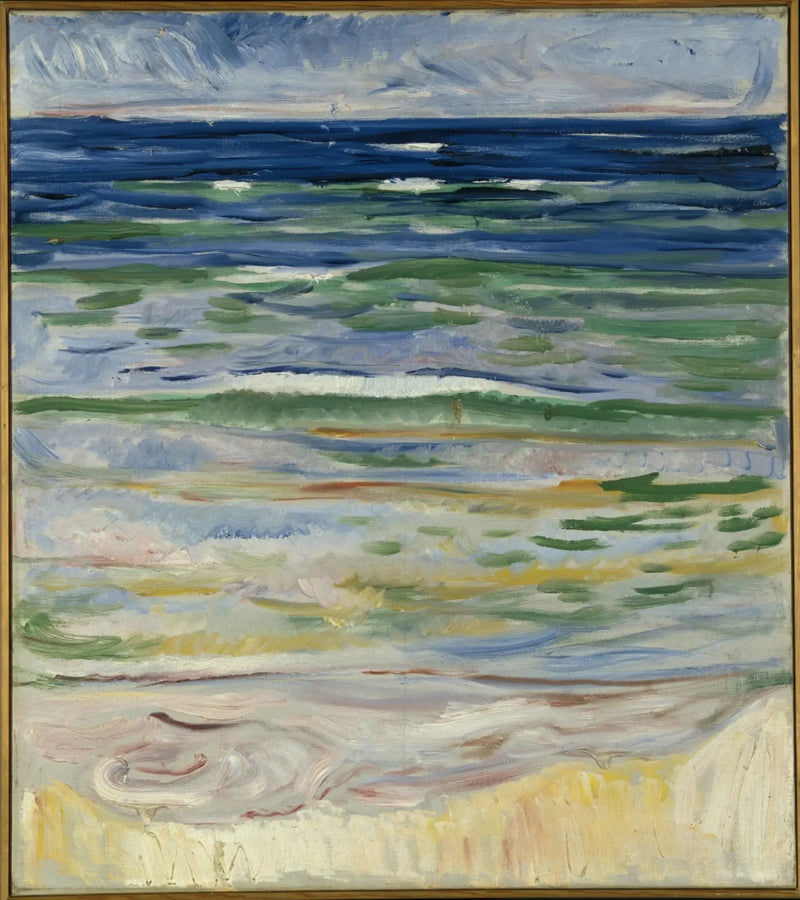 Kustlandskap från Warnemünde - Edvard Munch