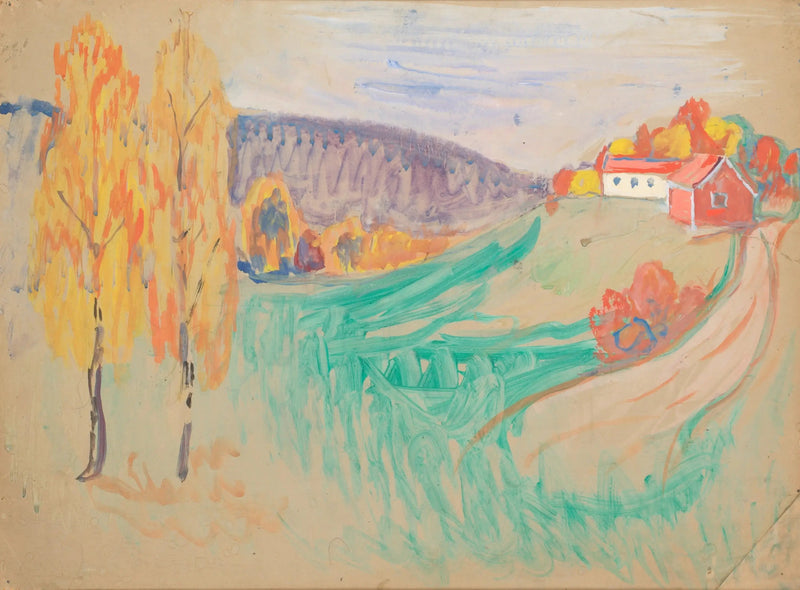 Höstlandskap - Edvard Munch