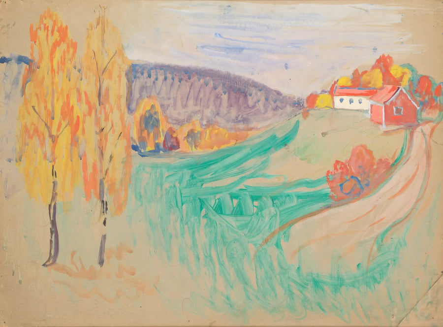 Höstlandskap - Edvard Munch