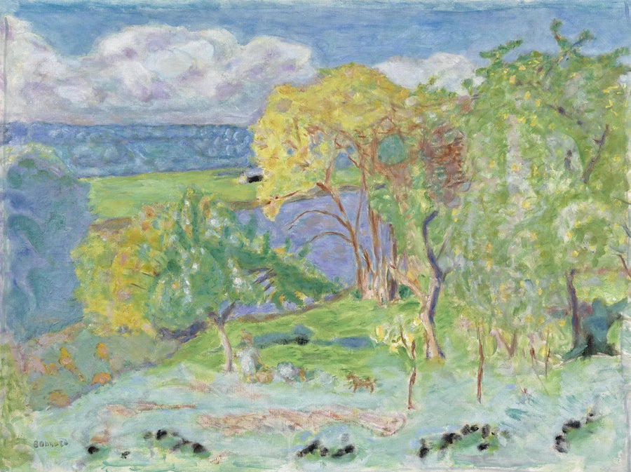 Höstlandskap (omgivningarna av Vernon) - Pierre Bonnard