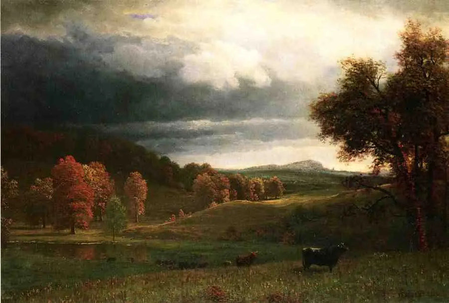 Höstlandskap, Les Catskills - Albert Bierstadt