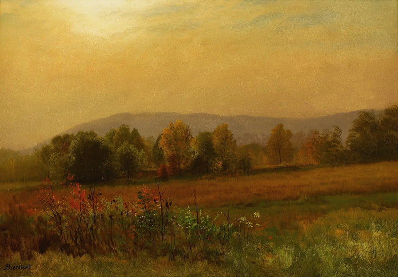Höstlandskap, New England - Albert Bierstadt