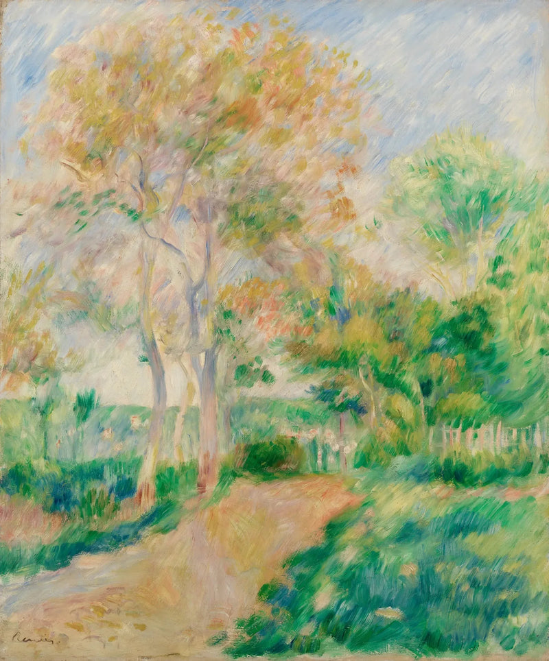 Höstlandskap - Pierre-Auguste Renoir