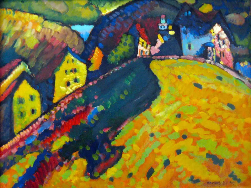 Sommarlandskap - Vassily Kandinsky