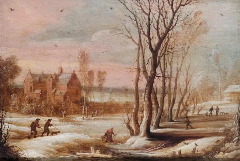 Vinterlandskap - David Teniers den yngre