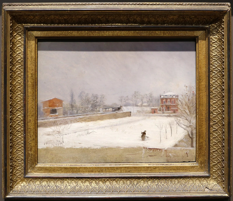 Vinterlandskap - Giuseppe De Nittis