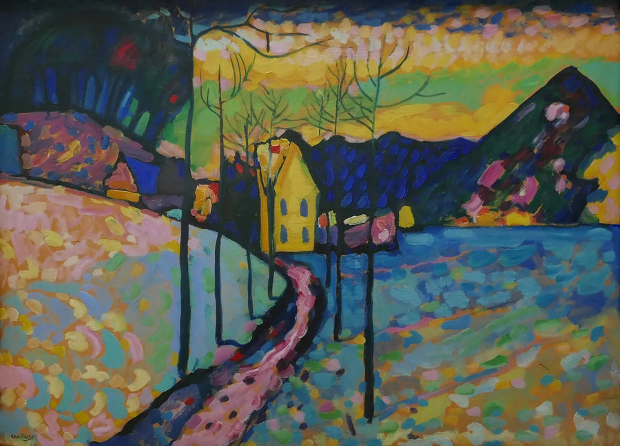 Vinterlandskap - Vassily Kandinsky