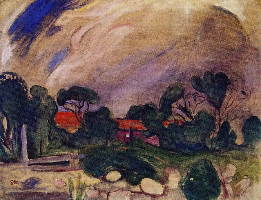 Stormlandskap - Edvard Munch