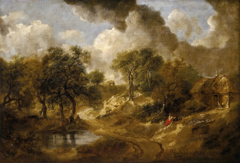 Landskap i Suffolk - Thomas Gainsborough