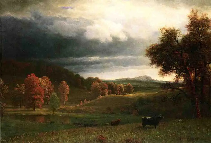 Höstlandskap, Les Catskills - Albert Bierstadt