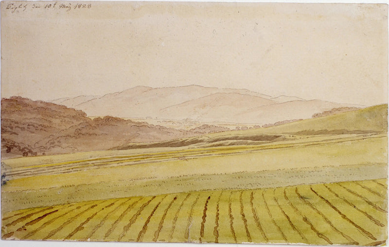 Böhmisk landskap - Caspar David Friedrich