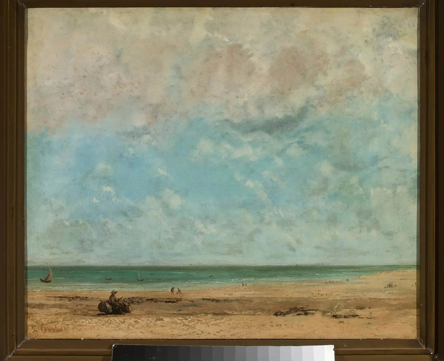Strandlandskap - Gustave Courbet