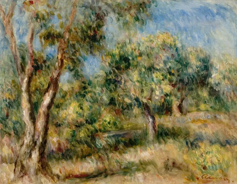 Landskap i Cagnes - Pierre-Auguste Renoir