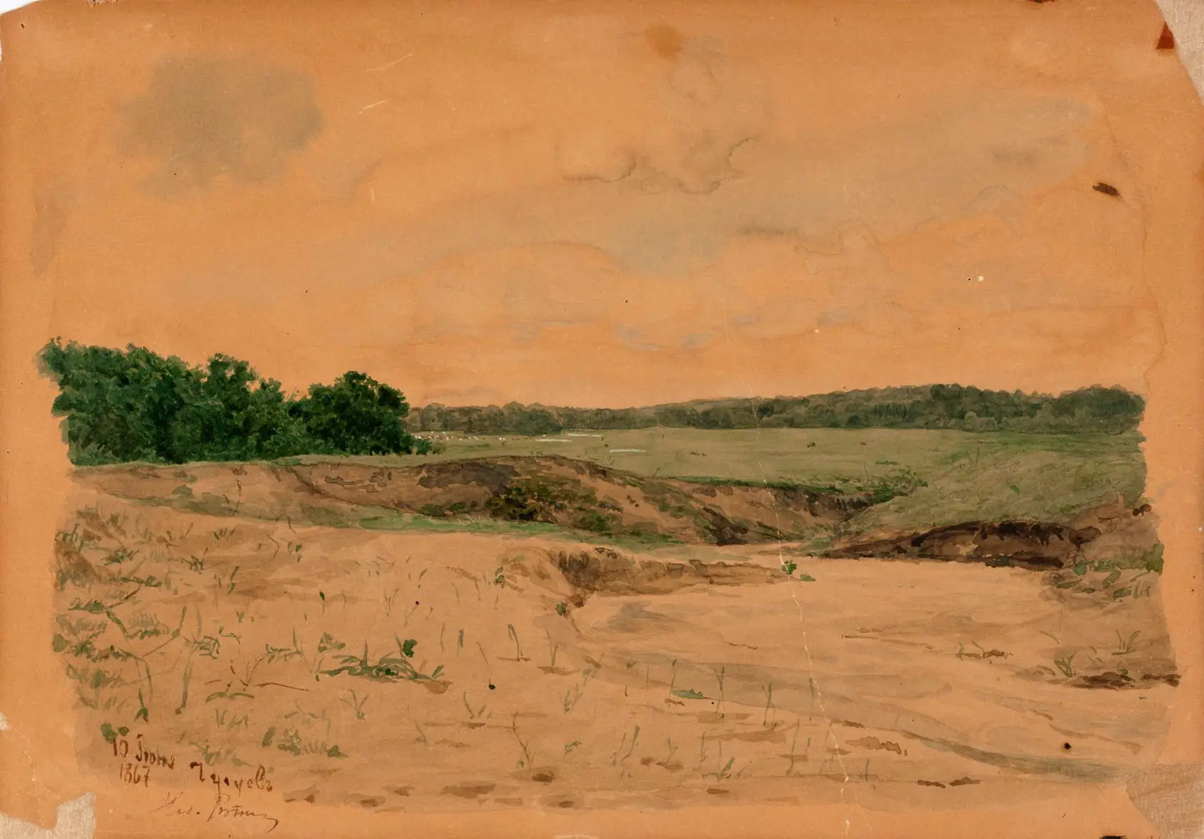Paysage de Chuguev - Ilya Repin - Alpha Reproduction