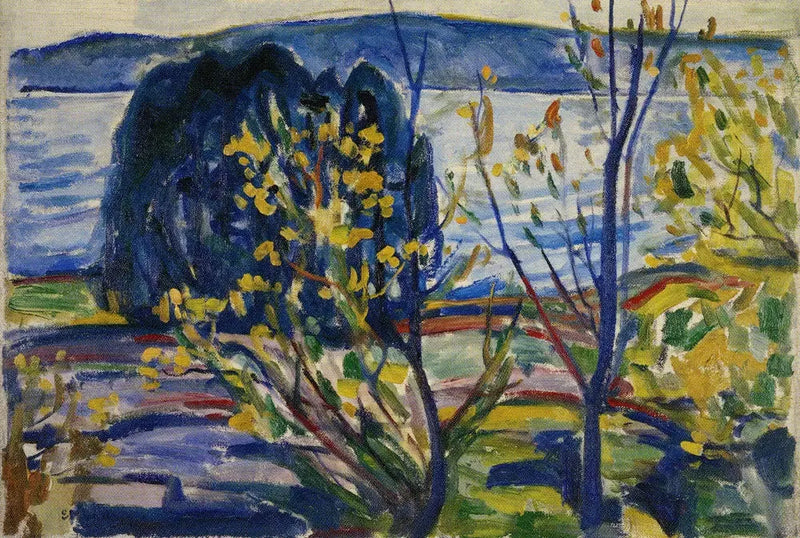 Fjordlandskap - Edvard Munch