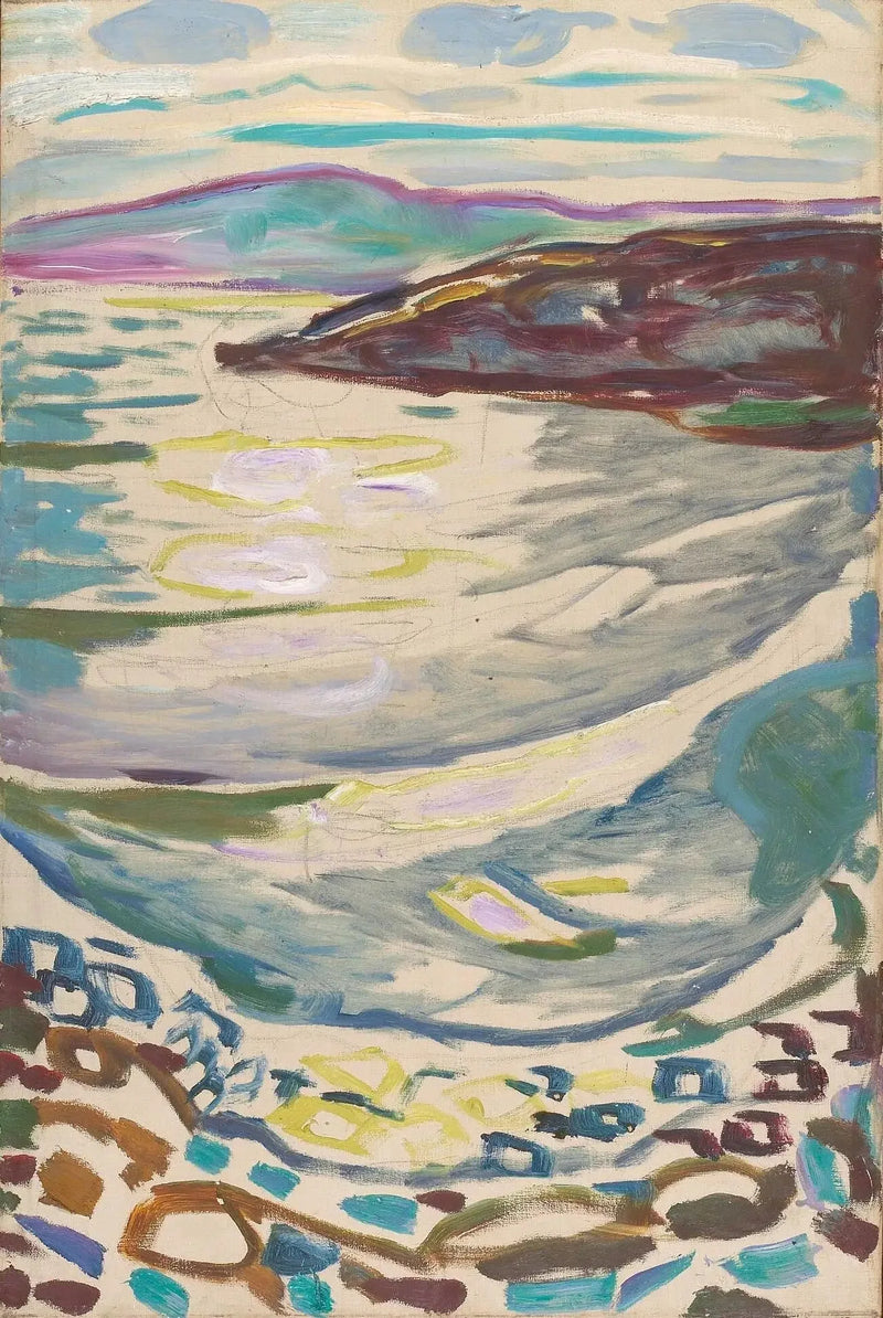 Landskap från Hvitsten - Edvard Munch