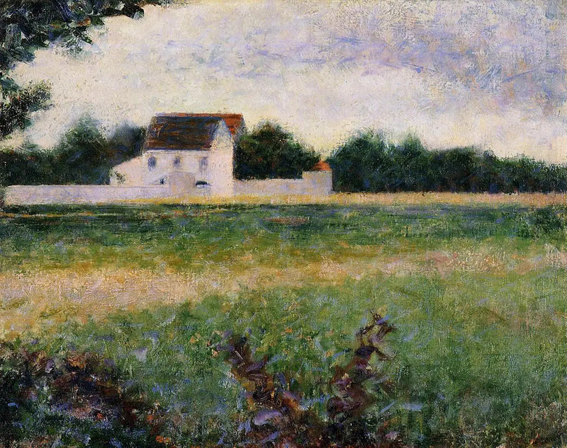 Landskap från Île-de-France - Georges Seurat