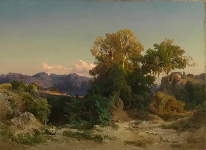 Romersk landskapsmålning - Arnold Böcklin