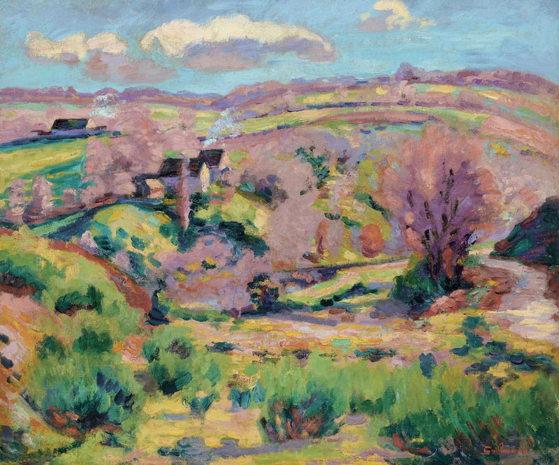 Landskap av Creuse, på våren - Armand Guillaumin
