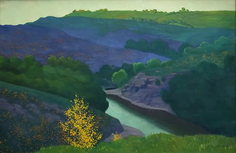 Landskap av Creuse - Félix Vallotton