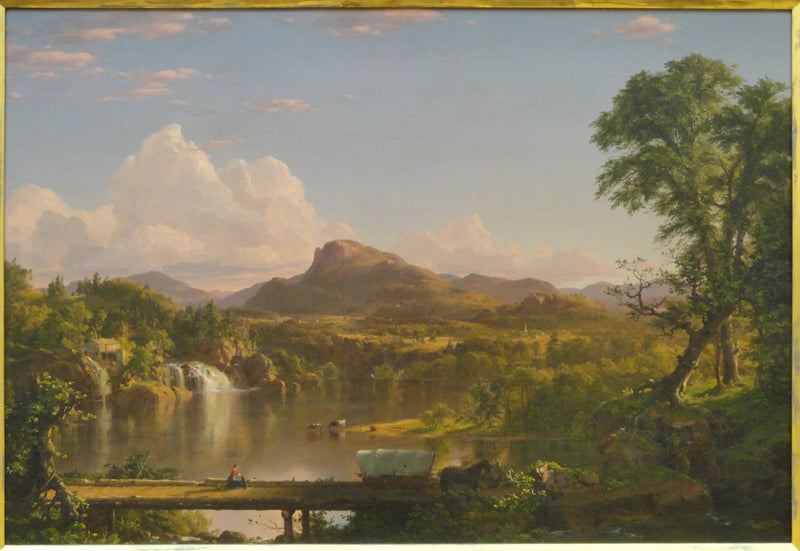 Landskap från New England - Frederic Edwin Church