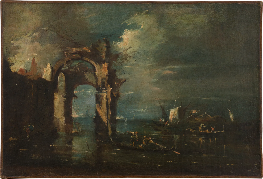 Lagunlandskap - Francesco Guardi