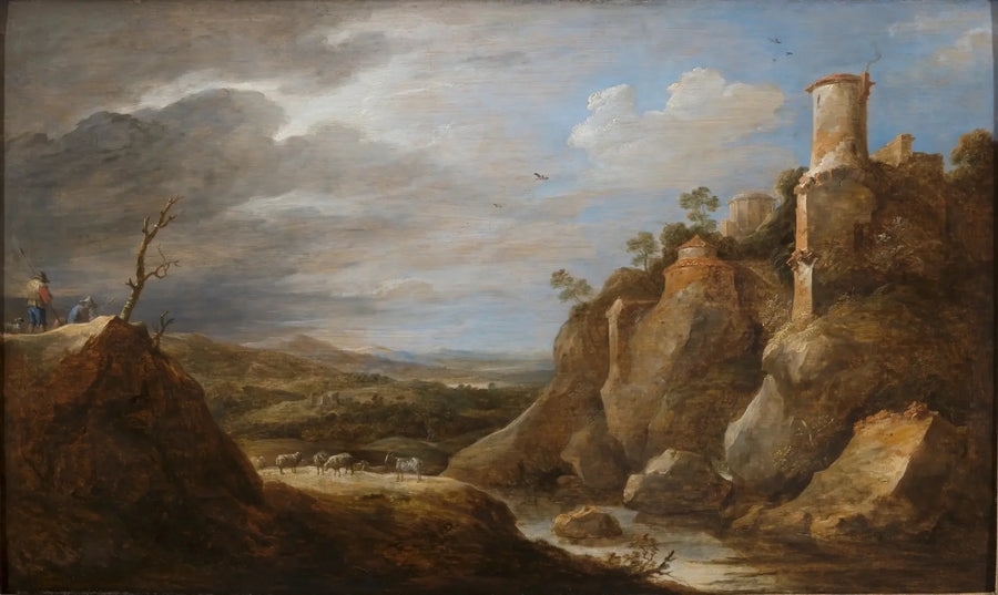 berglandskap - David Teniers den yngre