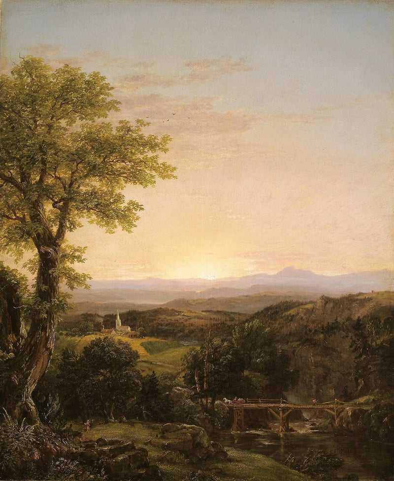 Nya England landskap - Thomas Cole