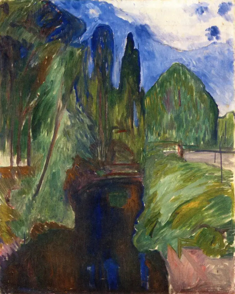 Parklandskap - Edvard Munch