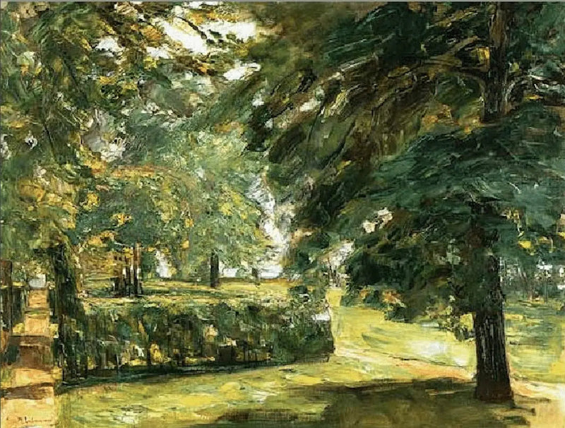 Parklandskap (Wannsee häckträdgårdar i öster) - Max Liebermann