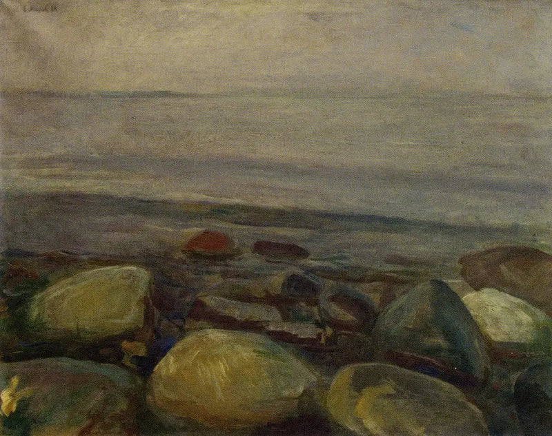 Strandlandskap i Åsgårdstrand - Edvard Munch